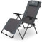 Berger Faltbare Relaxliege | Gartenliege klappbar | Sonnenliege Campingstuhl Outdoor | Campingliege Gartenstuhl Strandliege mit Kopfkissen | leicht & belastbar bis 120 kg