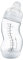 Difrax Biberon Verre Anti-Colique - 310 ml Blanc - Biberon Naissance, Biberon 0-6 Mois, Acceptation Facile, Biberon nouveau né, Biberon sein, Ergonomique