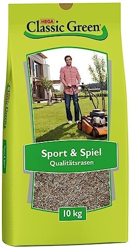 HEGA Classic Green Rasensamen Sport- & Spielrasen 20 kg (2 x 10 kg)