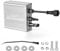 Jadeshay Micro Onduleur Solaire 120W DC10.8-30V Onduleur Solaire Connecté au réseau à Onde Sinusoïdale Pure MPPT Onduleur pour Panneau Solaire, avec Câble De Sortie AC