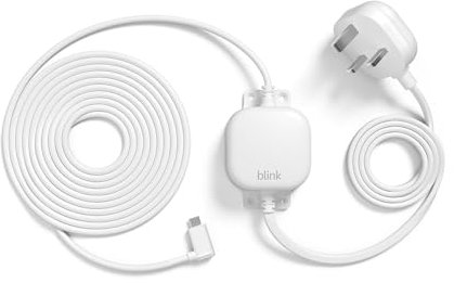 Blink Weather Resistant 4 m Power Adaptor for Blink Mini 2 (White)