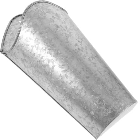 CORHAD Blumeneimer Aus Zinn Vase Für Blumenarrangements Schirmhalter Aus Metall Blumentöpfe Zur Wandmontage Wandvasen Aus Metall Verzinkter Wandpflanzer Metalldekor Französisch Eisen Fass