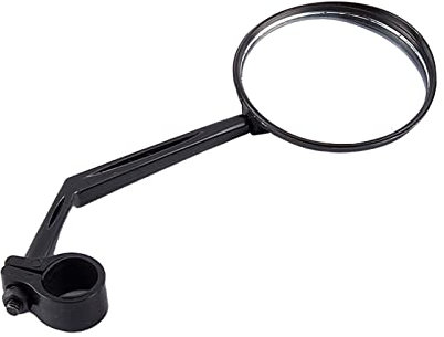 Odorkle Specchietto Retrovisore Regolabile per Manubrio Moto Bicicletta, Specchio Infrangibile, Facile Installazione con Grande Specchio Convesso