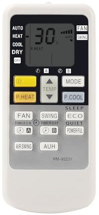 Control Remoto de Aire Acondicionado Adecuado for Panasonic National RM-8023y CWA75C3077 A75C3077 CS-RE12JKR