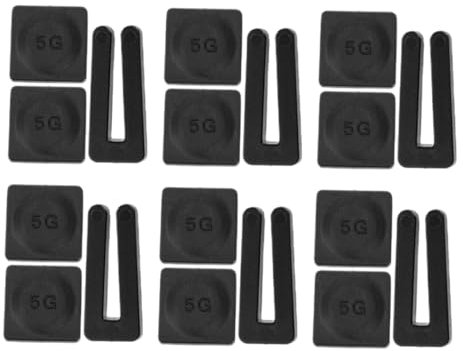 OSALADI 6 Set Fan Clip Ceiling Fans Metal Fan Weight Fan Fan Balancing Clips Ceiling Fan Weight Balancing Fan Weights Ceiling Fan Balancing Kit Black Plastic