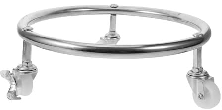 JECOMPRIS Gas Bottle Holder Base and Wheels Tank Stand Stable Tray Rack Cylinder Bracket for Versatile Storage