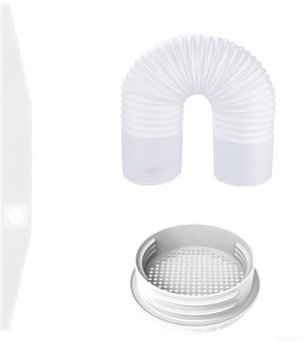 Para piezas de aire acondicionado eficientes para sellado de ventanas y tubo de ventilación flexible para un rendimiento de enfriamiento óptimo (300 cm)