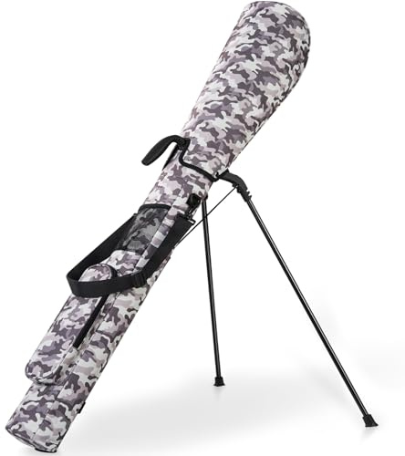 OUUTMEE Kleine Golftasche, Schlägerkoffer, Golf-Selbstständer, Schlägerkoffer und große Tasche, Ultraleicht