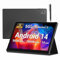 BEYNIVAN Android 15 Tablette Tactile 11 Pouces -Octo-Core T615,36 Go+256 Go(2To TF),8000 mAh/18 W,16 MP+8 MP,Gemini AI,Widevine L1,Netflix 1080P,5G WiFi,BT 5.0,GPS,Tablette avec Clavier,Gris