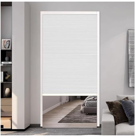 Porte Accordéon Interieur Porte Pliante Coulissante En Nid D'abeille, Invisible Et Rétractable, Sans Perçage, For Chambre, Placard, Cuisine, Salon, Camping-car, Salle De Bain, Buanderie, Appartement(5