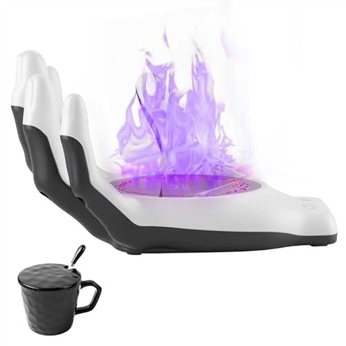 Kuiloapt Devil's Clutches Coffee Mug Warmer & Mug Set, 3 Temperature Levels & 8-Hours Auto Shut Off Coffee Creative Cup Warmer for Warming & Heating Coffee, Milk, Tea, Hot Chocolate, etc. (Special)
