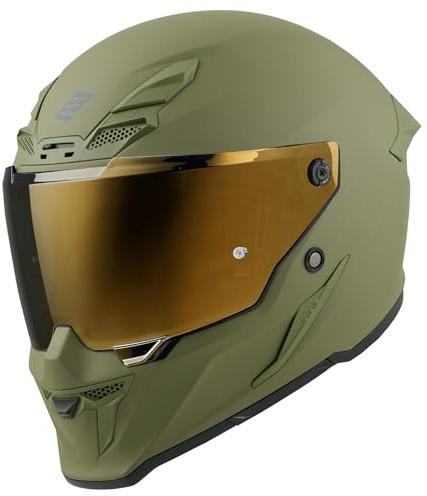 Bogotto Blade Helm, grün matt, 2XL | Pinlock vorbereitet