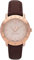 TRUSSARDI Damen Datum klassisch Quarz Uhr mit Leder Armband R2451108501
