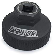 Pedro's Socket II, 16 x 44 Bottom Bracket Extractor for 16 External Bearings Unisex Adult, Black