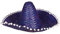 FIESTAS GUIRCA, S.L. Sombrero Mexicain en Paille Bleu