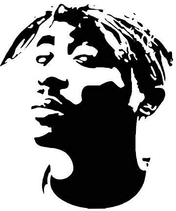 Tupac Face Wiederverwendbare Schablone A3 A4 A5 & größere Größen, moderner Musikstil/Tupac (PVC wiederverwendbare Schablone, Größe M – 100 x 140 cm, 39,4 x 55,5 Zoll)