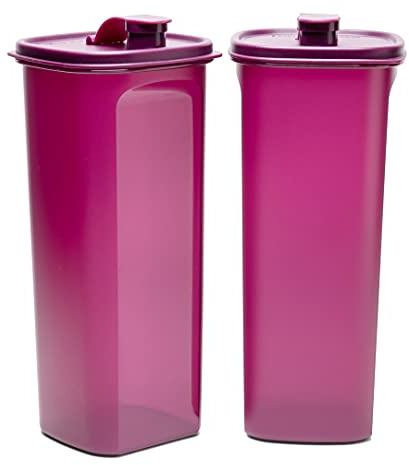 Tupperware Frigorífico botella jarra Slim Line 2l 2pc