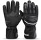 INBIKE Fahrradhandschuhe Herren Winter Handschuhe Winddicht Wasserdicht mit 3M Thinsulate und HIPPRA Membran Motorrad Fahrrad Rennrad Schwarz M