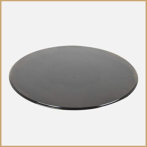 Turntable Piatto Girevole in Vetro temperato Marrone 70/80/85/90/100/110/120 cm Giradischi in Vetro Marrone di Alta qualità, Adatto per Hotel, Case e ristoranti ordinari