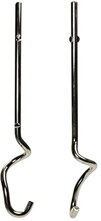 Univen Edelstahl Knethaken kompatibel mit KitchenAid Handmixer KHM2DH