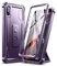 Dexnor Case for iPhone XS MAX 360 Full Body Heavy Duty Rugged Shockproof Military Drop Tested Protective Cover Built in Screen Protector and Kickstand for iPhone XS MAX-Purple