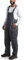 Cherokee Herren Snow Bib – Isolierte wasserdichte Schneehose Ski-/Snowboard-Overalls (M-2XL), Größe 3XL, Grau