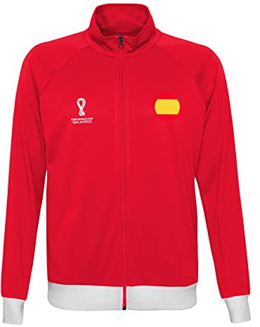 FIFA Herren Offizielle World Cup 2022 Trainingsjacke – Spanien Trainingsjacke (1er Pack)