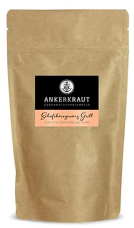 Ankerkraut Schafskäse und Tofu, Gewürzzubereitung für Feta, zum vegetarisch grillen, Veggie BBQ, 200 g im Beutel