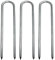 Ground Stakes Tent Steel Pegs Nails Trampoline Staples Garden Stake Ground Anchors Awning Metal Hooks for Fence Swing Camping Dig Defense Sheds (30CM 3pack)