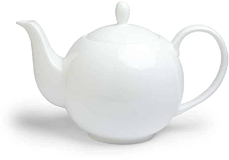 TeaLogic Teekanne Sabine 1,0l weiß - Fine Bone China