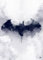 Displate - Poster aus Metall - Einfache Montage ohne Bohren - DC Comics - Symbols Of Hope - Fogged Bat - Größe M - 32x45cm Matt