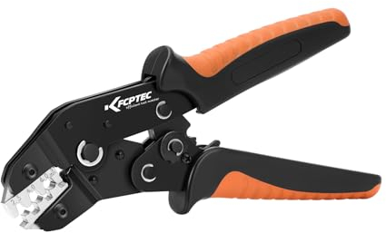 KF CPTEC Solar Crimpzange für PV Kabelstecker 2,5mm²,4,0mm²,6,0 mm² - Ratschen Solarstecker Crimperzangen - Solarpanel PV Kabel Presszange, Krimperzange für PV mc4-Stecker