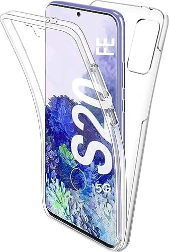 Coque de protection complète pour téléphone portable Samsung Galaxy S20 FE 360 ° en silicone TPU souple et polycarbonate rigide, résistant aux chocs