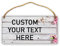 Letrero de Madera Personalizado Rústico - Colgante Con Su Propia Imagen/Logotipo/Texto Para Puerta de Cabina, Cueva de Niños, Garaje - Decor