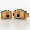 JOSTechnik -Hühnerstall Polly Chalet L aus HPL (L/B/H 109x131x90 cm) für 8-10 Hühner
