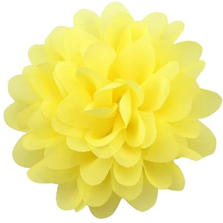 XJHHS 10 * 11 CM 4 pièces or mousseline de soie tissu fleur épinglette Badge fleur Corsage Satin fleur/Rose épinglette broche pour femmes de mariée