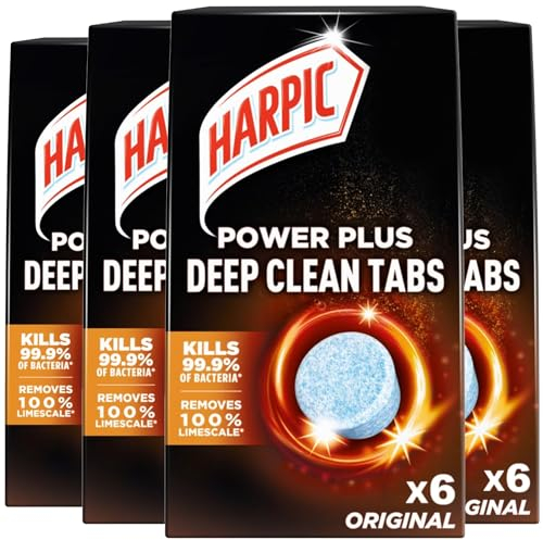 24 x Harpic Power Plus Deep Cleaning Toilet Tablets Original Bulk Buy Tabs