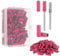 100Pcs Small Sanding Bands for Nail Drill, Mini Sanding Bands with 3.1mm Mandrel Drill Bits, 180# Fine Grit Nail File Sanding Bands for Nails Polish, Manicures and Pedicure