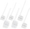 6 PCS Protein Powder Scoop, Plastic Measuring Spoons, 5g 10g 15g Dishwasher Safe Reusable Spoons Transparent Dosing Spoon for Flour Coffee Kitchen Supplies