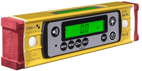 Stabila 39509 9 Zoll IP67 Tech Level 196 DL mit Tasche