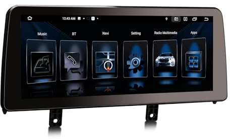 Erisin 12.3 8-Kern 8GB+128GB Android 14 Autoradio Bluetooth GPS Navi für BMW 1er 2er F20 F21 F22 F23 NBT Unterstützt IPS OEM iDrive CanBus Kabelloses CarPlay Android Auto DAB+ USB WiFi DSP DVR OEM