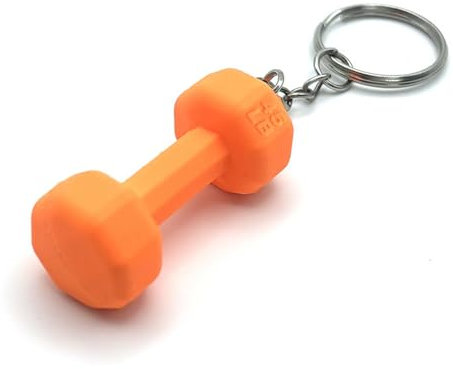 Magnifique Porte-clés Haltères et Fitness - Fantaisie pour Femmes, Pendentif d'Exercise de Gymnastique