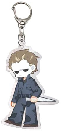 Porte Clés Dead Daylight Jeux Dead by Daylights Figurine Keychain Pendentifs Decor Acrylique Porte Clef Set (5)