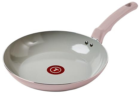 T-Fal Refresh Keramik-Bratpfanne, antihaftbeschichtet, 30,5 cm, ofenfest, 350 °C, Dusty Rose