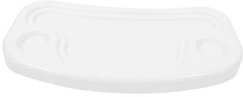 ANDRESLAD Bandeja De Madera Para Trona Alta Para Niños Pequeños Bandeja De Alimentación 49.5cm x 25cm Fácil De Limpiar Material Plástico Adecuado Para Comedor y Cenas Familiares Para Silla Alta