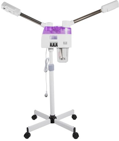 800W Gesichtssauna Gesichtsdampfer, Aquafacialgerät, Facial Steamer Hydrafacial, Kalt & Heiß Spray, Höhenverstellbar für persönlichen Hautpflege und Entspannung