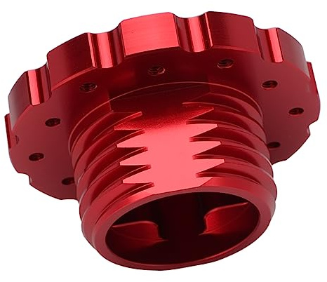 Racing-Lenkrad-Adapter, Gaming-Aluminium-Adapter für T300 T500 TX mit Kragen, für, Luisi, NRG PCD Mm (Rot)