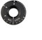 Auto Innenform Für Skoda für Octavia für Rapid Car Ignition Key Ring Switch Aufkleber Innenzubehör(Schwarz)