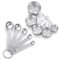 10 Piezas Cucharas Medidoras de Acero Inoxidable - Tazas Medidoras - Medidores de Cocina, Juego de Tazas y Cucharas de Medició, con Líneas y Marcas de Medición, Apilables, para Secos y Líquidos