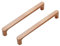 KOVNISE Lot de 2 Poignée Meuble en Bois de Hêtre Massif Couleur Bois Original Style Simple et Moderne pour Armoire Porte Troir Commode (192 mm)